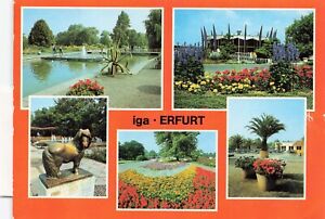 Erfurt - IGA, Thüringen, DDR, Postkarte gelaufen 1985