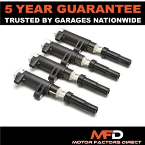 4X FOR RENAULT CLIO MK3 PHASE 1 1.4 PETROL (2005-07) IGNITION COIL PACKS PENCIL - Picture 1 of 2