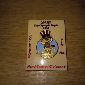 Seltene Olympische Spiele 1984 "Sam der Olympische Adler" Falle Schießnadel -- Neu - Bild 1 von 2