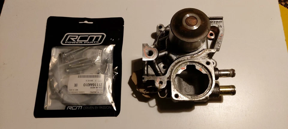 Водяной насос Subaru Impreza newage WRX STI 92-22 Turbo & RCM фитинг комплект - Изображение 1 из 1