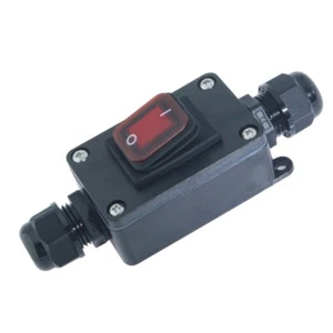 Push Button Inline-Switch 220V 30A Machine Push Button-Switch Rocker-Switch IP66 - Picture 1 of 12