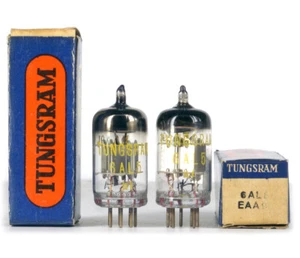 ONE 6AL5/EB91/EAA91 TUNGSRAM NUEVO DE LOTE ANTIGUO tubo lámpara válvula válvula - Imagen 1 de 1