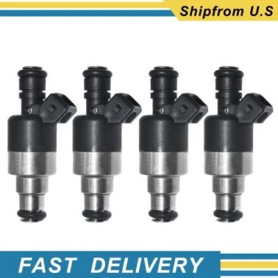 4PCS Fuel Injectors 17122106 For Chevrolet S10 GMC Sonoma Pontiac Sunfire Saturn - Imagem 1 de 4