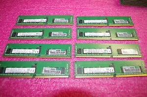 Lot Kit 128GB Kit (8x 16gb ) HP 3200AA DDR4 3200MHz Registered ECC RAM Memory - Picture 1 of 3