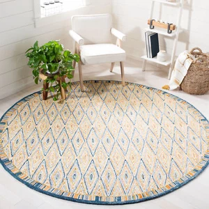 Safavieh Aspen GOLD/ROST 3' x 3' runder Flächenteppich - APN808D-3R - Bild 1 von 3