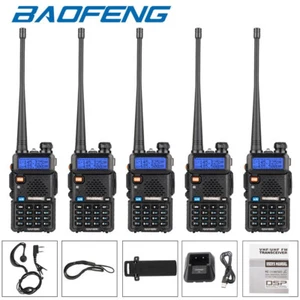 5 x Baofeng BF-UV/AR-5R Walkie Talkie Funkgerät Handfunkgerät Sprechfunkgeräte - Bild 1 von 10