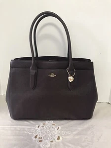 Coach 24218 Bailey Crossgrain Leder Tragetasche/Umhängetasche in OXblood Farbe - Bild 1 von 12