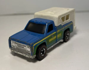 Hot Wheels Redline Keep On Camping Camper Pick Up Truck 1974 Original Blue  - Picture 1 of 8