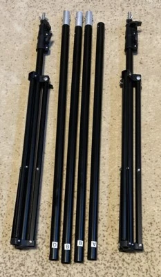 LimoStudio AGG1112 Adjustable Muslin Background Backdrop Support Stand-Excellent - Image 1 of 2