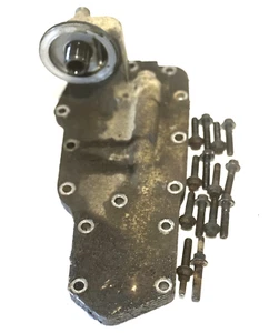 1998-2000 24V CUMMINS ISB filtro de aceite carcasa aplicación recogida 90 grados OEM - Imagen 1 de 10