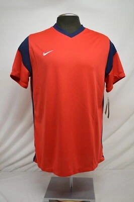 Новый Nike Dri-Fit футбол Джерси верхний CW3828-657 размер XL красный / темно-синий - Изображение 1 из 4
