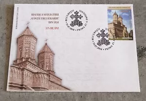 ROMANIA THE CHURCH OF THE THREE HIERARCHS MONASTERY IN IASI FIRST DAY COVER - Picture 1 of 2