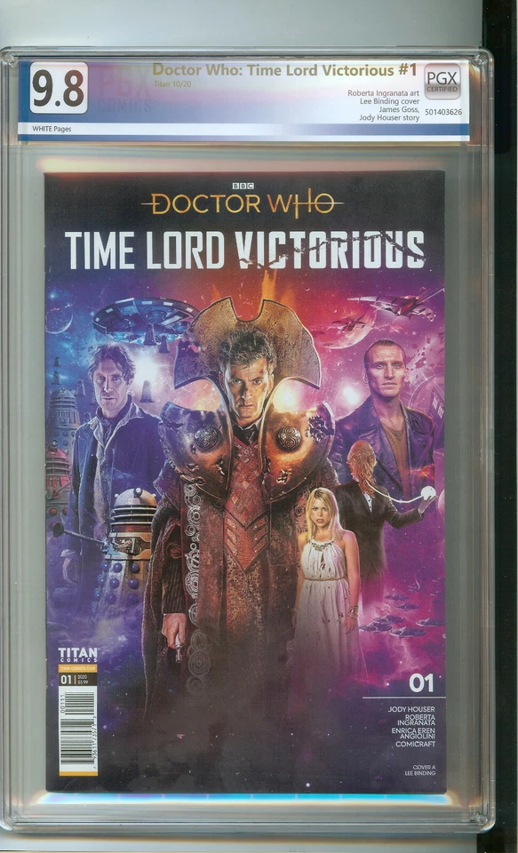 DOCTOR WHO : TIME LORD VICTORIOUS #1 PGX 9.8 - Image 1 of 1