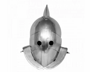 Elmetto MEDIEVALE ROMANO calibro 18 SCA & LARP armatura romana gladiatore secutor - Foto 1 di 3