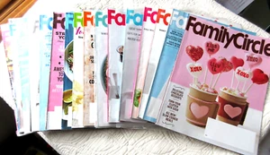 FAMILY CIRCLE MAGAZINE X16 2014 THRO 2017 RECIPES DIETING CLEANING HACKS FINANCE - Picture 1 of 18