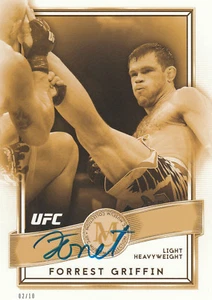 FORREST GRIFFIN SIGNED AUTO'D UFC '16 TOPPS MUSEUM COLLECTION 5X7 CARD #/10 BAS - Picture 1 of 1