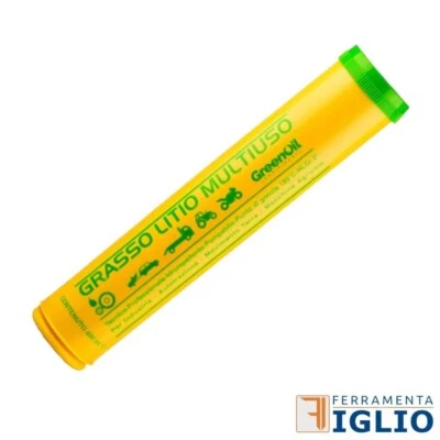 Grasso Litio Multiuso in Cartuccia per Ingrassatore 400gr. Multifunzione - Immagine 1 di 2