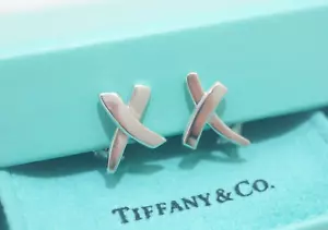 Tiffany & Co. Ohrclips Sterlingsilber Paloma Picasso Love X Kiss - Bild 1 von 5