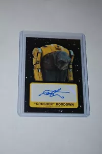 Crusher Roodown Ian Whyte Autograph-Topps Star Wars Journey Rise Skywalker 88/99 - Picture 1 of 2