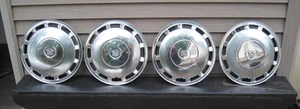 1989-1990 Cadillac Deville # 2053 15" Chrome Hubcaps Wheel Covers 25530856 SET/4 - Picture 1 of 7