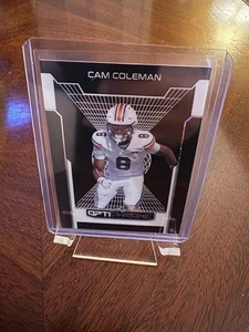 2025 LEAF OPTICHROME FOOTBALL CAM COLEMAN BLACK 1 OF 1 CARD #D 1/1 AUBURN - Picture 1 of 2
