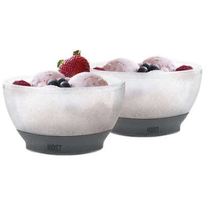 HOST Ice Cream 2-Piece Freeze Cooling Bowl Set (Gray) - Image 1 of 4