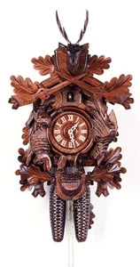 Cuckoo Clocks Hunting Clock, hanging Animals 2.0105.01.C NEW - Picture 1 of 1