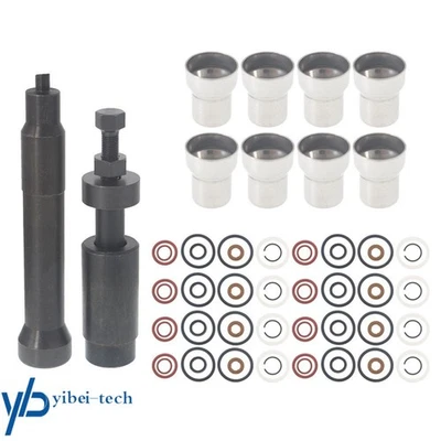 Kit de herramienta y instalación de extracción de taza de manguito inyector apto para Ford F750 6,0 L 03-10 Foto 1 de 4