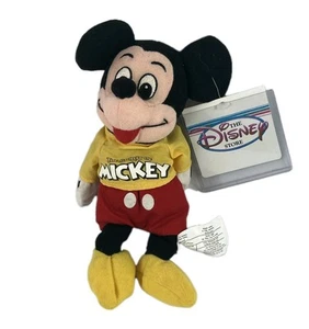 Mini bolsa de frijoles de felpa exclusiva de la tienda Disney El espíritu de Mickey Mouse 8" etiqueta nueva - Imagen 1 de 6