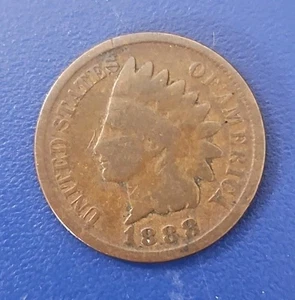 1888 Indian Head Cent - Bild 1 von 2