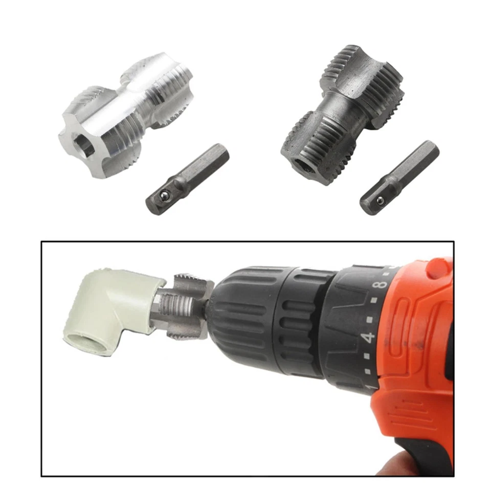 PVC Pipe Threader Kit Plumbing Tools Professional Multifunction Internal Thread - Image 1 of 1