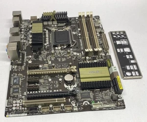 Asus SABERTOOTH P67 REV. 1.02 Socket 1155 DDR3 Motherboard and Back Plate - Picture 1 of 4