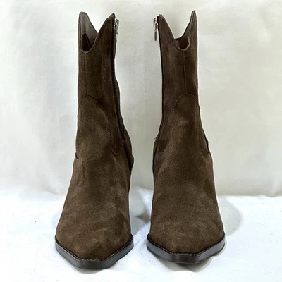 Dolce Vita Valory Dark Chocolate Brown Suede Boots SZ 7 - Image 1 of 4