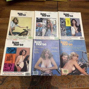 Iron Horse Magazine Lot of 6 First Issue #1 1979 Motorcycle Easy Rider Jan - Picture 1 of 19