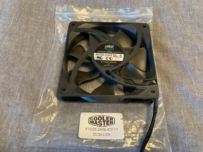 CoolerMaster A12025-24RB-4CP-F1 Case Fan -- 12V -- 0.37A -- 4-pin - Image 1 of 4