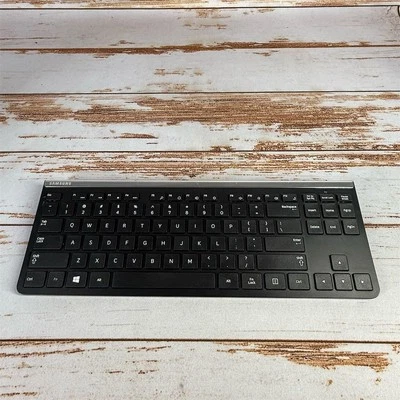 Samsung Wireless Keyboard Black Compact Design Full Key Layout AA-SK6PWUB - Image 1 of 4
