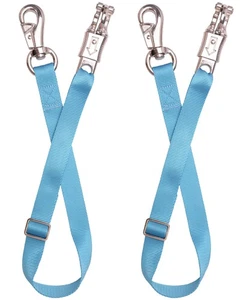 Corbata de remolque ajustable (paquete de 2)-corbata de correa de nailon para remolque para caballos, ajustada a partir de 2... - Imagen 1 de 5