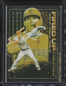 Topps Fire 2019 #FIU-1 Mike Trout sparato oro coniato - Foto 1 di 2