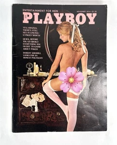 Playboy Magazine November 1974 Bebe Buell Single Page Vargas Great Condition - Bild 1 von 6