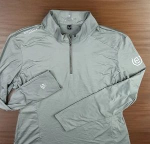 Equestrian Stockholm Top Sunshirt Long Sleeve 1/4 Zip Riding Vision Women Sz XL - Picture 1 of 11