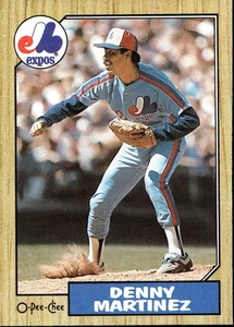 1987 O-Pee-Chee Denny Martinez - Bild 1 von 2