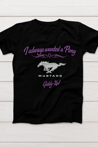 Damen Pony Stang Giddy Up! T-Shirt S-6XL - Bild 1 von 1