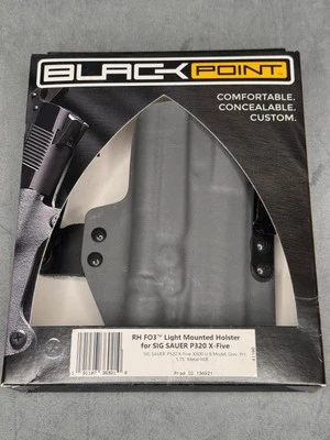 Blackpoint RH FO3 Light Mounted Holster for Sig Sauer P320 X-Five Surefire