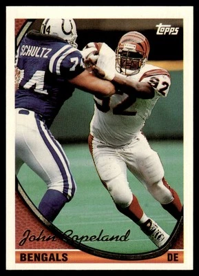 1994 Topps John Copeland Cincinnati Bengals #163 - Image 1 of 2