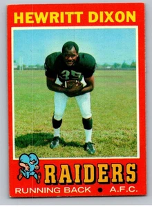 1971 Topps Football Set-Break #95 Hewritt Dixon Raiders *WSC* - Picture 1 of 2