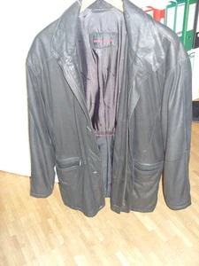 Herren Lederjacke Pierre Cardin Grösse 54 schwarz - Bild 1 von 5