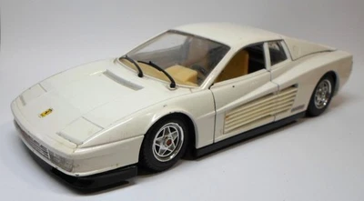 Vintage BBURAGO FERRARI TESTAROSSA 1984 Diecast Toy Model 1:24 Scale Made Italy - Image 1 of 4