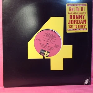 Ronny Jordan - Get to Grips - Island EP 12" Vinyl LP Record w/Flat Out (1992) - Picture 1 of 4