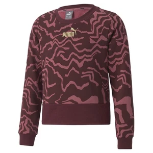 PUMA Alpha All Over Print Crew Neck Sweatshirt Youth Girls Size 4T 67022545 - Picture 1 of 2