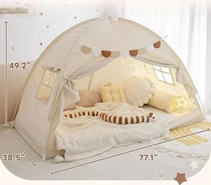Twin Size Bed Canopy Bed Tents Dream Tent on Bed Privacy Space - Picture 1 of 5